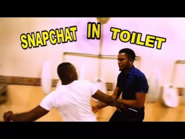 Video: Zfancy Tv Comedy - SnapChatting in Public Toilet (African Pranks)